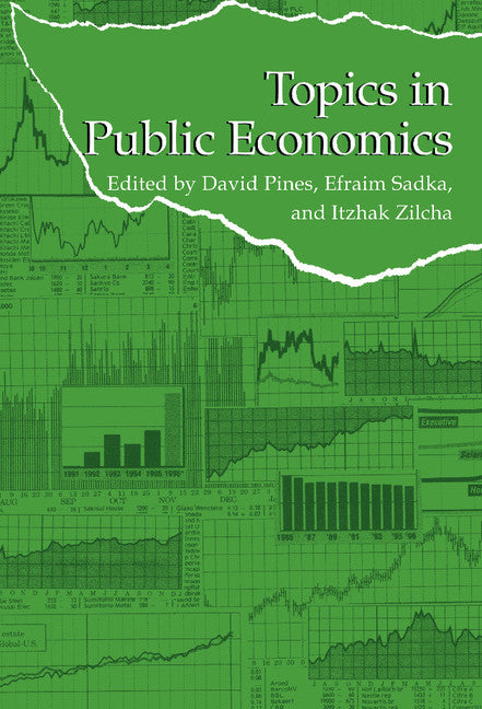 Topics in Public Economics; Theoretical and Applied Analysis (Hardback) 9780521561365