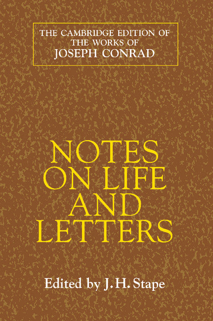 Notes on Life and Letters (Hardback) 9780521561631