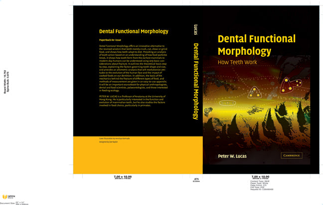 Dental Functional Morphology; How Teeth Work (Hardback) 9780521562362