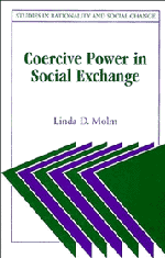 Coercive Power in Social Exchange (Hardback) 9780521562904