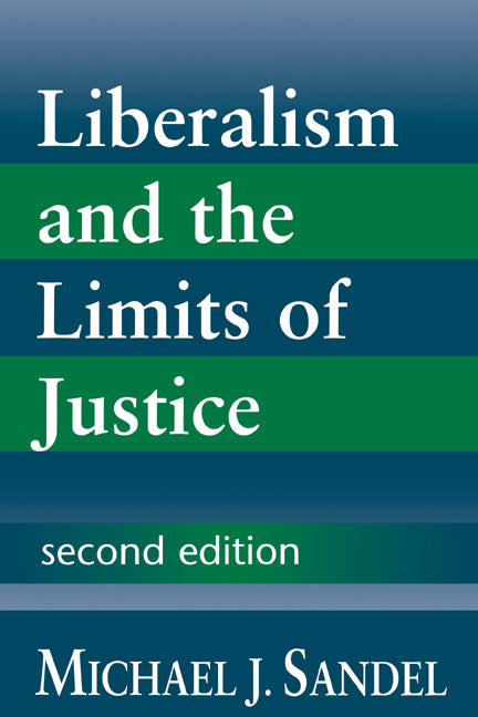 Liberalism and the Limits of Justice (Hardback) 9780521562980
