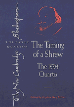 The Taming of a Shrew; The 1594 Quarto (Hardback) 9780521563239
