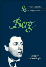 The Cambridge Companion to Berg (Paperback) 9780521564892