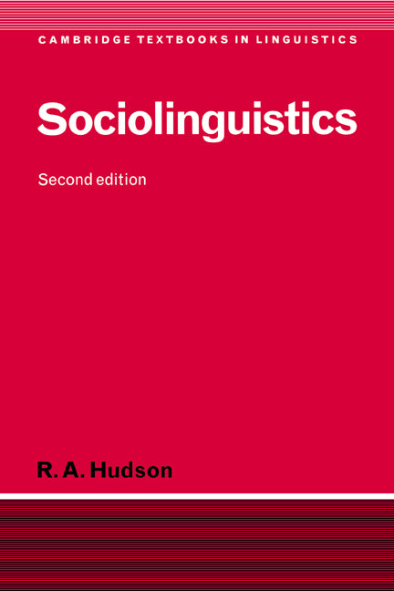 Sociolinguistics (Paperback) 9780521565141