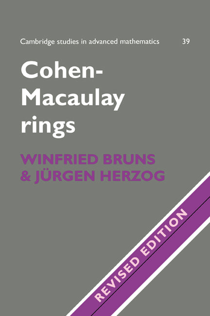 Cohen-Macaulay Rings (Paperback) 9780521566742