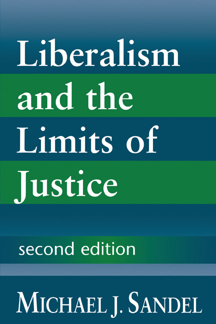 Liberalism and the Limits of Justice (Paperback) 9780521567411