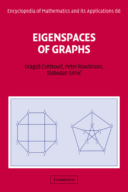 Eigenspaces of Graphs (Hardback) 9780521573528