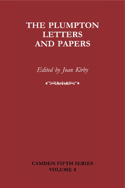 The Plumpton Letters and Papers (Hardback) 9780521573948