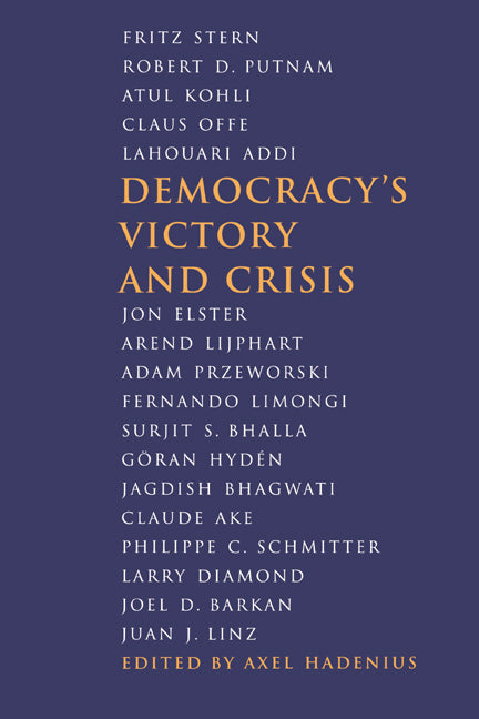 Democracy's Victory and Crisis (Paperback) 9780521575836