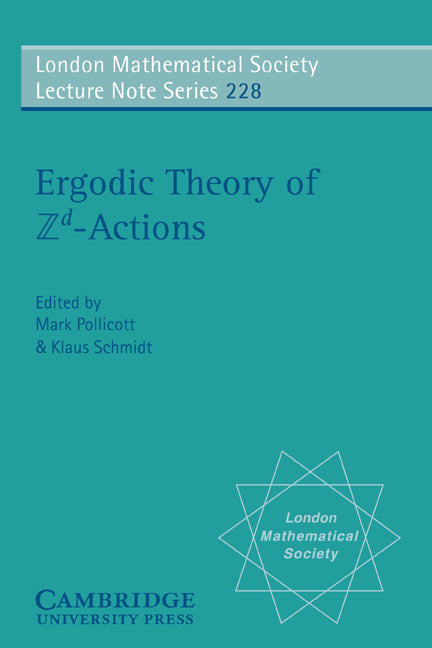 Ergodic Theory and Zd Actions (Paperback) 9780521576888