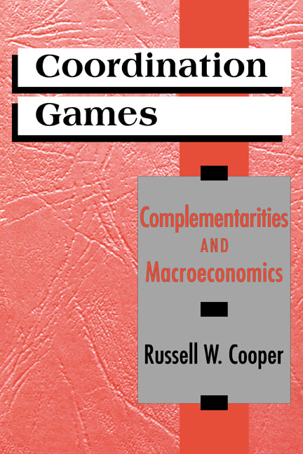 Coordination Games (Paperback) 9780521578967