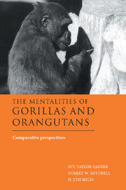 The Mentalities of Gorillas and Orangutans; Comparative Perspectives (Paperback / softback) 9780521031936