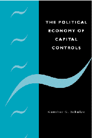 The Political Economy of Capital Controls (Hardback) 9780521582223