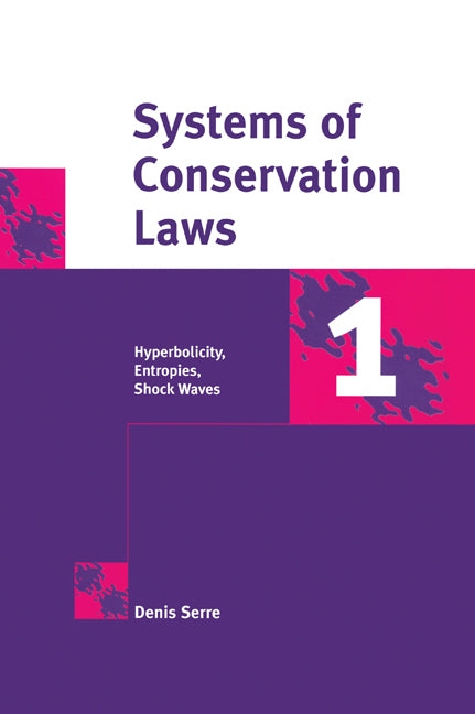 Systems of Conservation Laws 1; Hyperbolicity, Entropies, Shock Waves (Hardback) 9780521582339