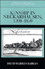 Kinship in Neckarhausen, 1700–1870 (Hardback) 9780521583817