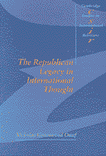 The Republican Legacy in International Thought (Hardback) 9780521584449