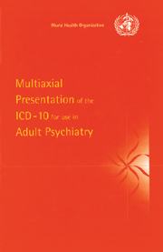 Multiaxial Presentation of the ICD-10 for Use in Adult Psychiatry (Hardback) 9780521585026
