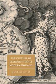 The Culture of Slander in Early Modern England (Hardback) 9780521584081