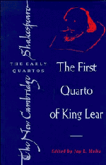 The First Quarto of King Lear (Paperback) 9780521587075
