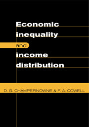 Economic Inequality and Income Distribution (Hardback) 9780521580557