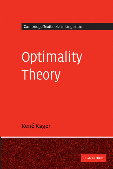Optimality Theory (Paperback) 9780521589802