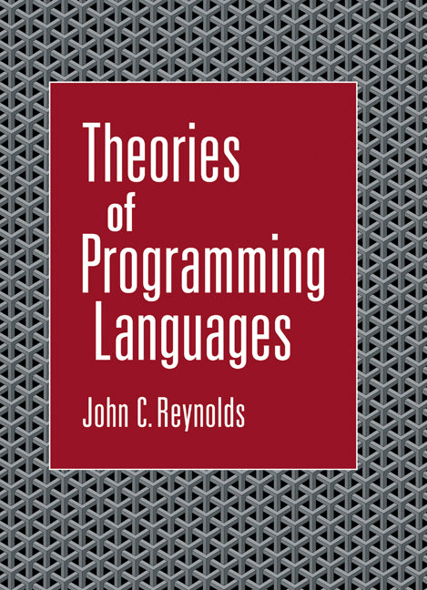 Theories of Programming Languages (Hardback) 9780521594141
