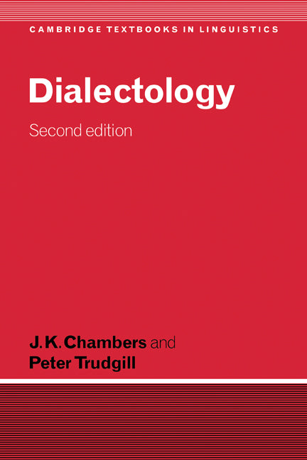 Dialectology (Paperback) 9780521596466