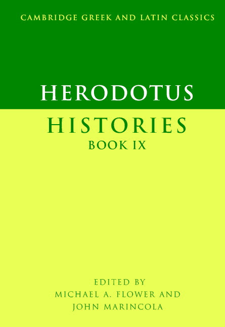 Herodotus: Histories Book IX (Paperback) 9780521596503