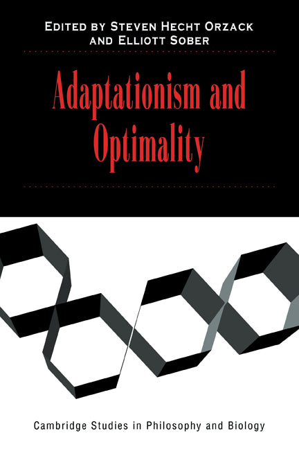 Adaptationism and Optimality (Paperback) 9780521598361