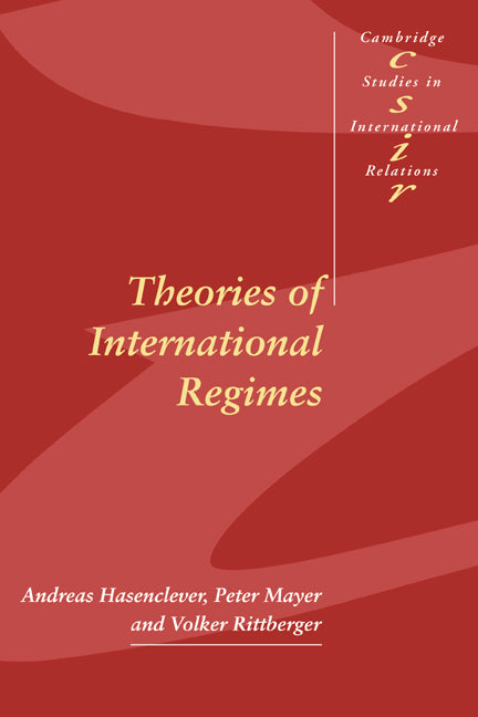 Theories of International Regimes (Paperback) 9780521598491
