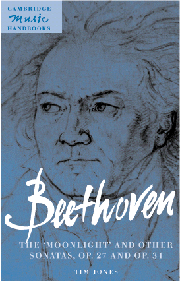 Beethoven: The 'Moonlight' and other Sonatas, Op. 27 and Op. 31 (Paperback) 9780521598590