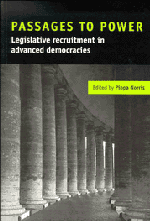 Passages to Power; Legislative Recruitment in Advanced Democracies (Paperback) 9780521599085