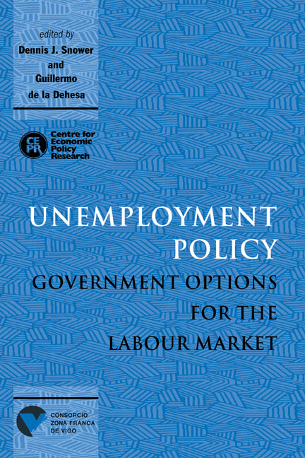Unemployment Policy; Government Options for the Labour Market (Paperback) 9780521599214
