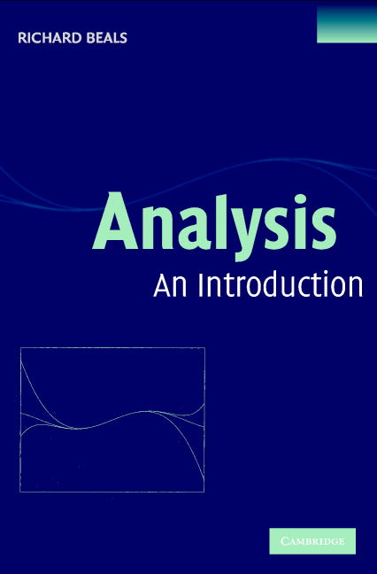 Analysis; An Introduction (Paperback) 9780521600477