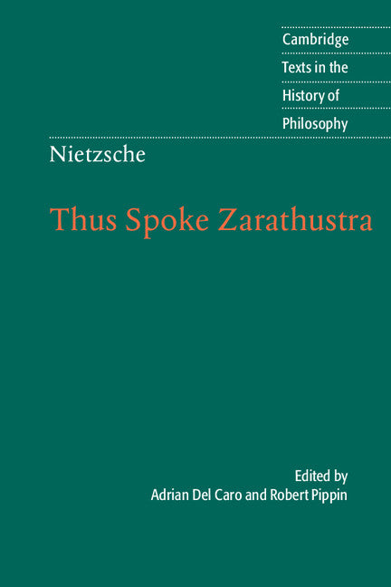 Nietzsche: Thus Spoke Zarathustra (Paperback) 9780521602617