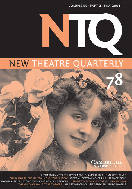 New Theatre Quarterly 78: Volume 20, Part 2 (Paperback) 9780521603270