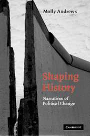 Shaping History; Narratives of Political Change (Hardback) 9780521843652