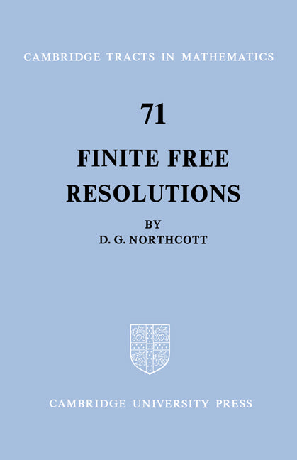 Finite Free Resolutions (Paperback) 9780521604871