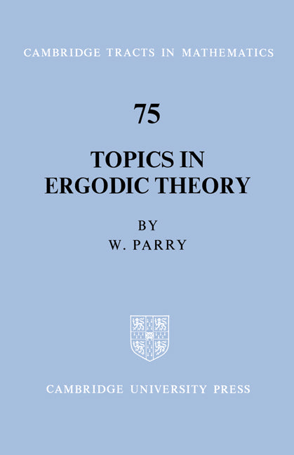 Topics in Ergodic Theory (Paperback) 9780521604901