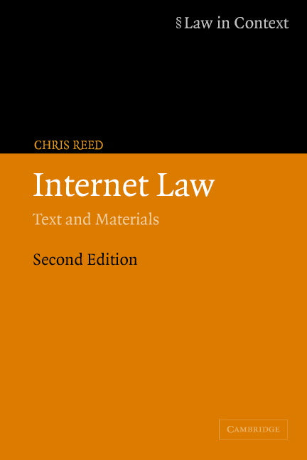 Internet Law; Text and Materials (Paperback) 9780521605229