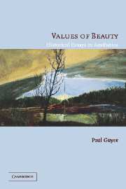 Values of Beauty; Historical Essays in Aesthetics (Hardback) 9780521844901