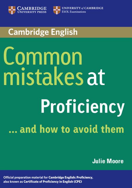 Common Mistakes at Proficiency...and How to Avoid Them (Paperback) 9780521606837