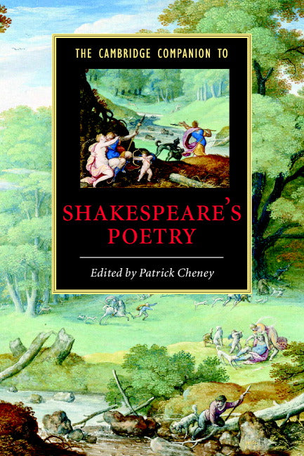 The Cambridge Companion to Shakespeare's Poetry (Paperback) 9780521608640