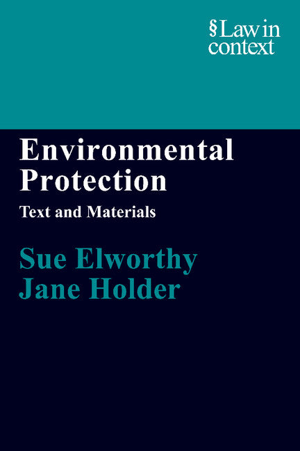 Environmental Protection; Text and Materials (Paperback) 9780521613538