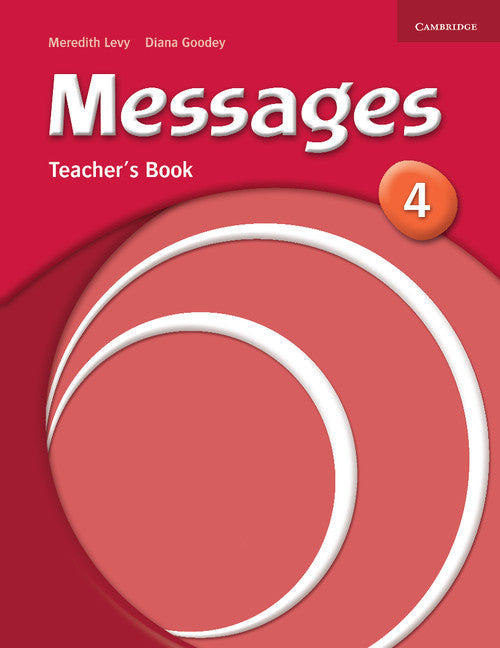 Messages 4 Teacher's Book (Paperback) 9780521614412