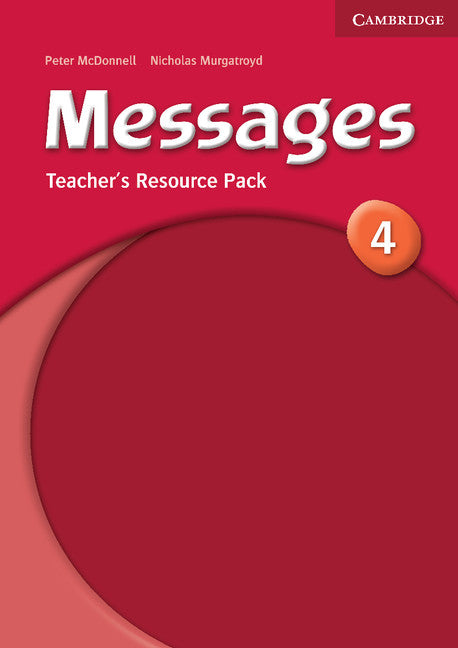 Messages 4 Teacher's Resource Pack (Paperback) 9780521614429