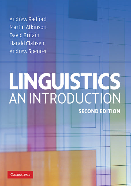 Linguistics; An Introduction (Paperback) 9780521614788