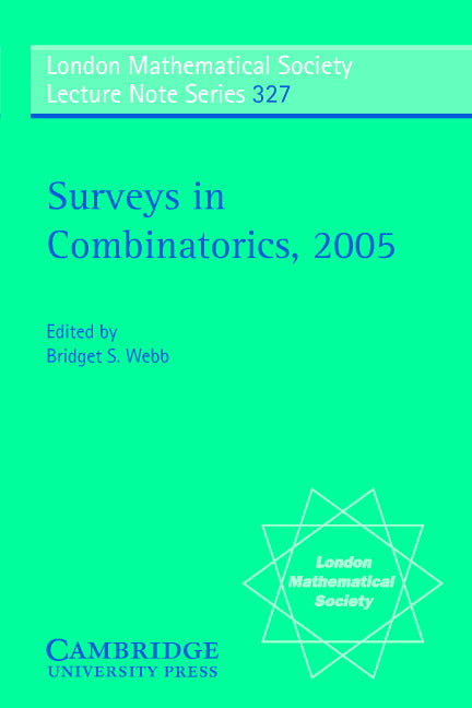 Surveys in Combinatorics 2005 (Paperback) 9780521615235