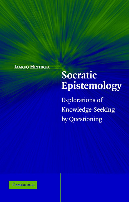 Socratic Epistemology; Explorations of Knowledge-Seeking by Questioning (Paperback) 9780521616515