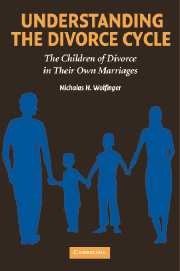 Understanding the Divorce Cycle; The Children of Divorce in their Own Marriages (Hardback) 9780521851169